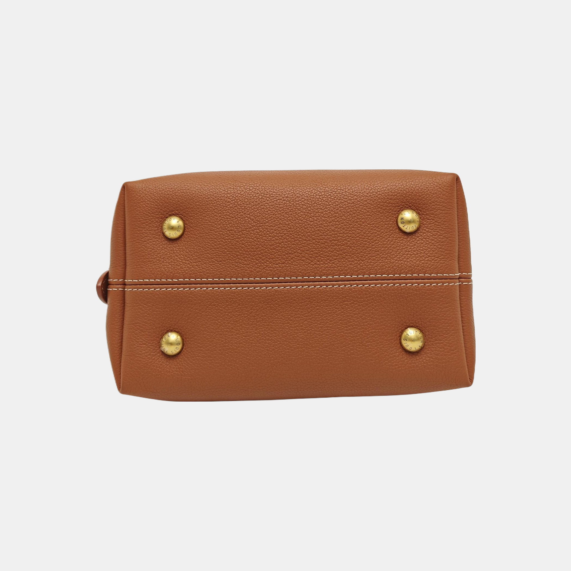 LOW KEY HOBO PM Monogram Calfskin Brown