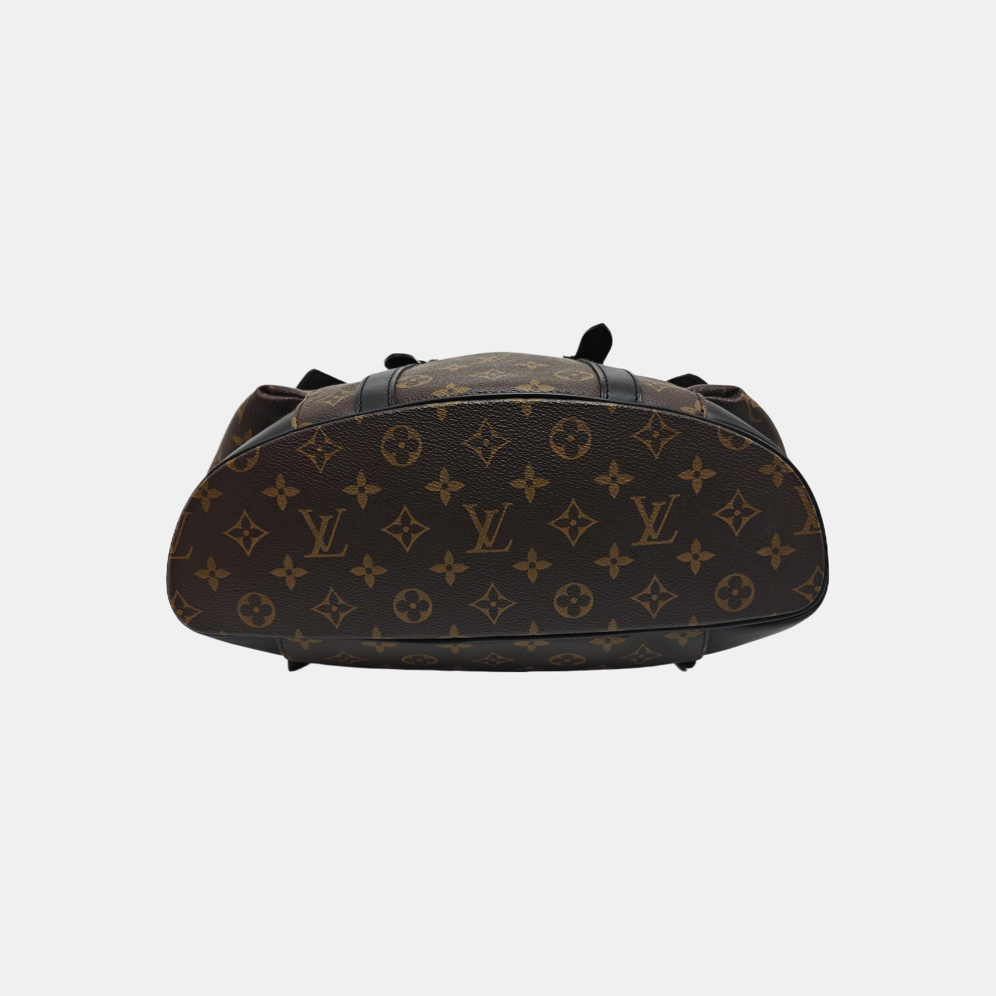 CHRISTOPHER MM Monogram Coated Canvas Brown