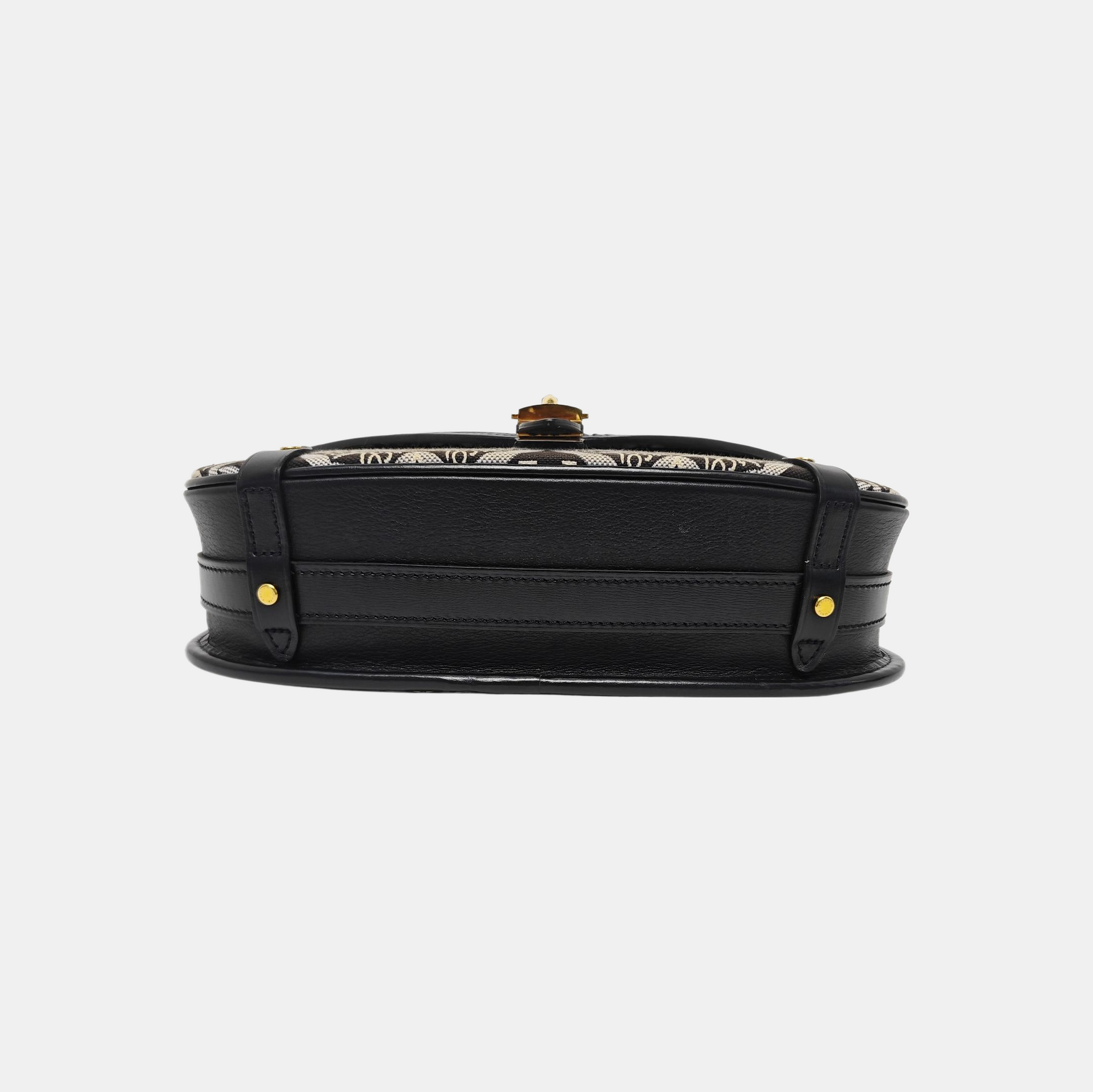 SAUMUR MM Calfskin Black