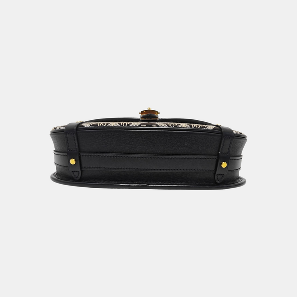 SAUMUR MM Calfskin Black