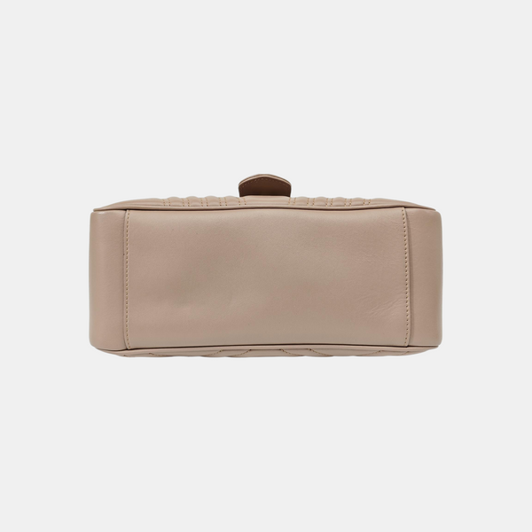 GG Marmont Small Quilted Calfskin Pink