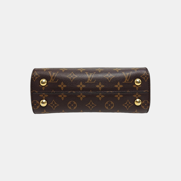 CLUNY PM Monogram Coated Canvas Brown