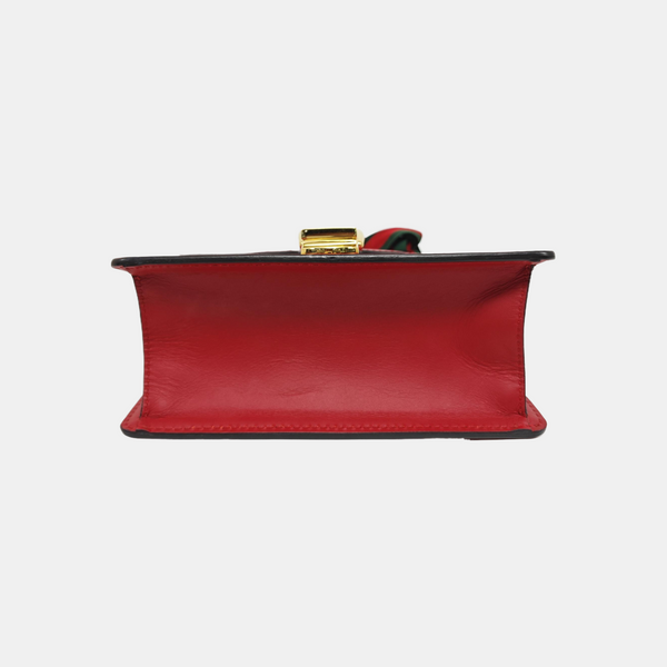 Sylvie Mini Calfskin Red