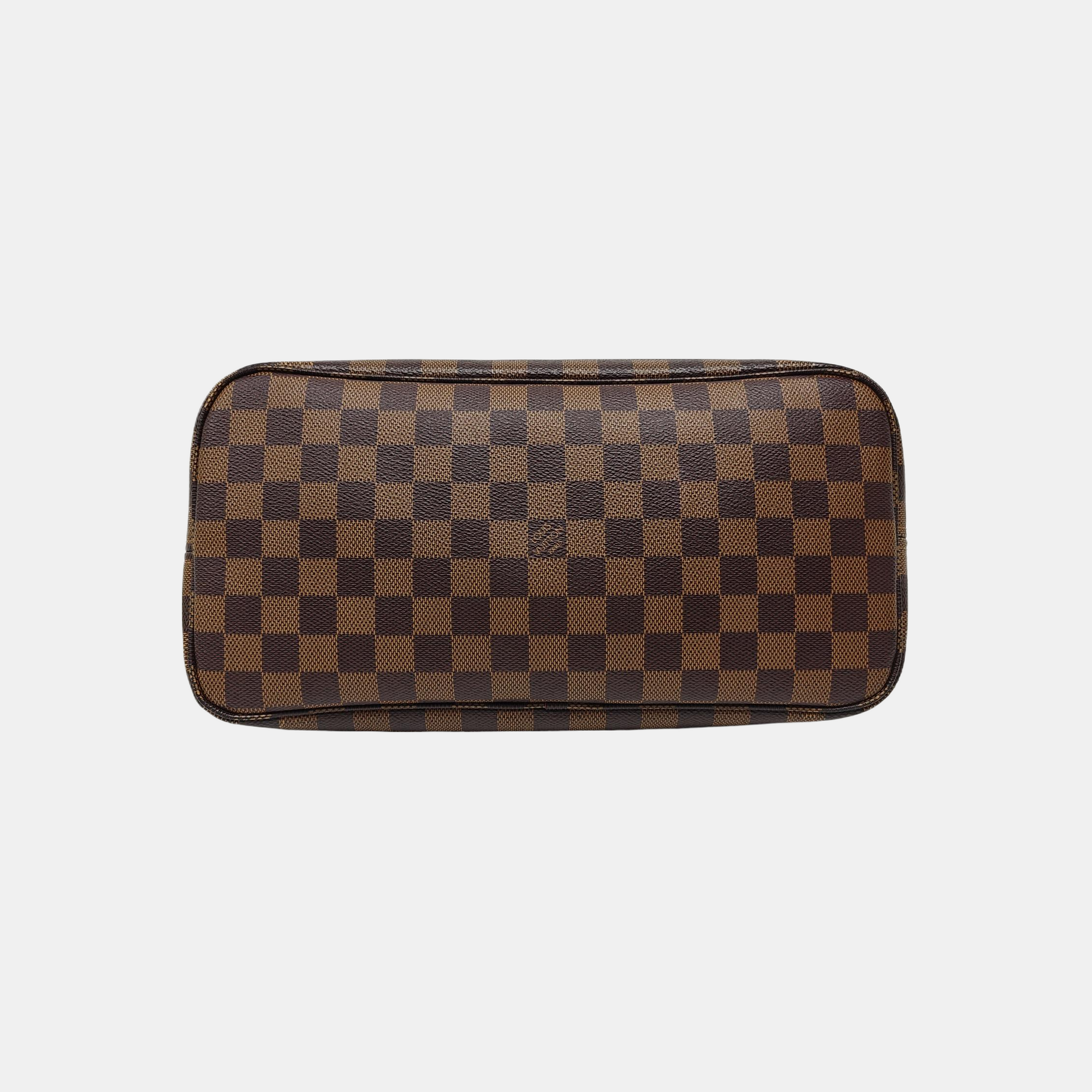 NEVERFULL MM Damier Ebene Coated Canvas Brown