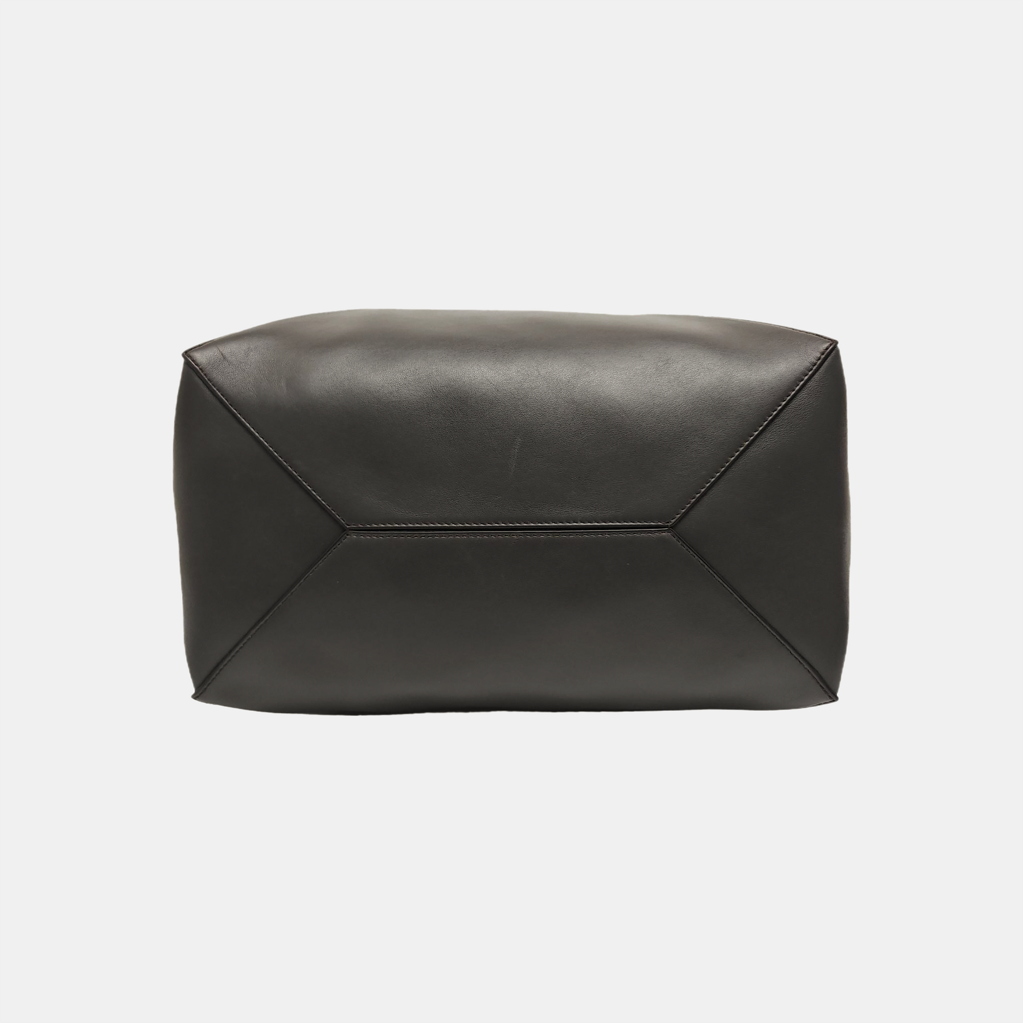 Puzzle Fold Large Calfskin Gray