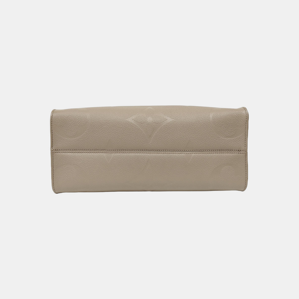 ONTHEGO MM Monogram Calfskin Gray