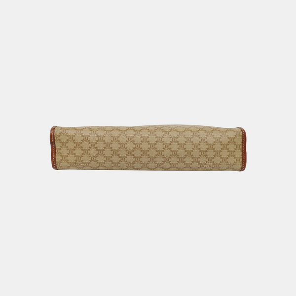 MACADAM CLUTCHES Coated Canvas Beige