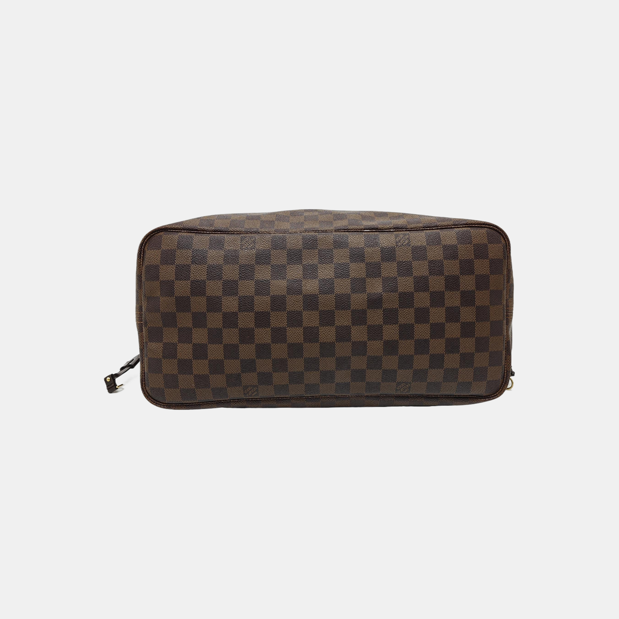 NEVERFULL GM Damier Ebene Coated Canvas Brown