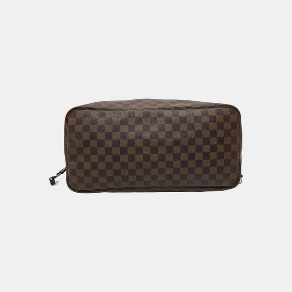 NEVERFULL GM Damier Ebene Coated Canvas Brown