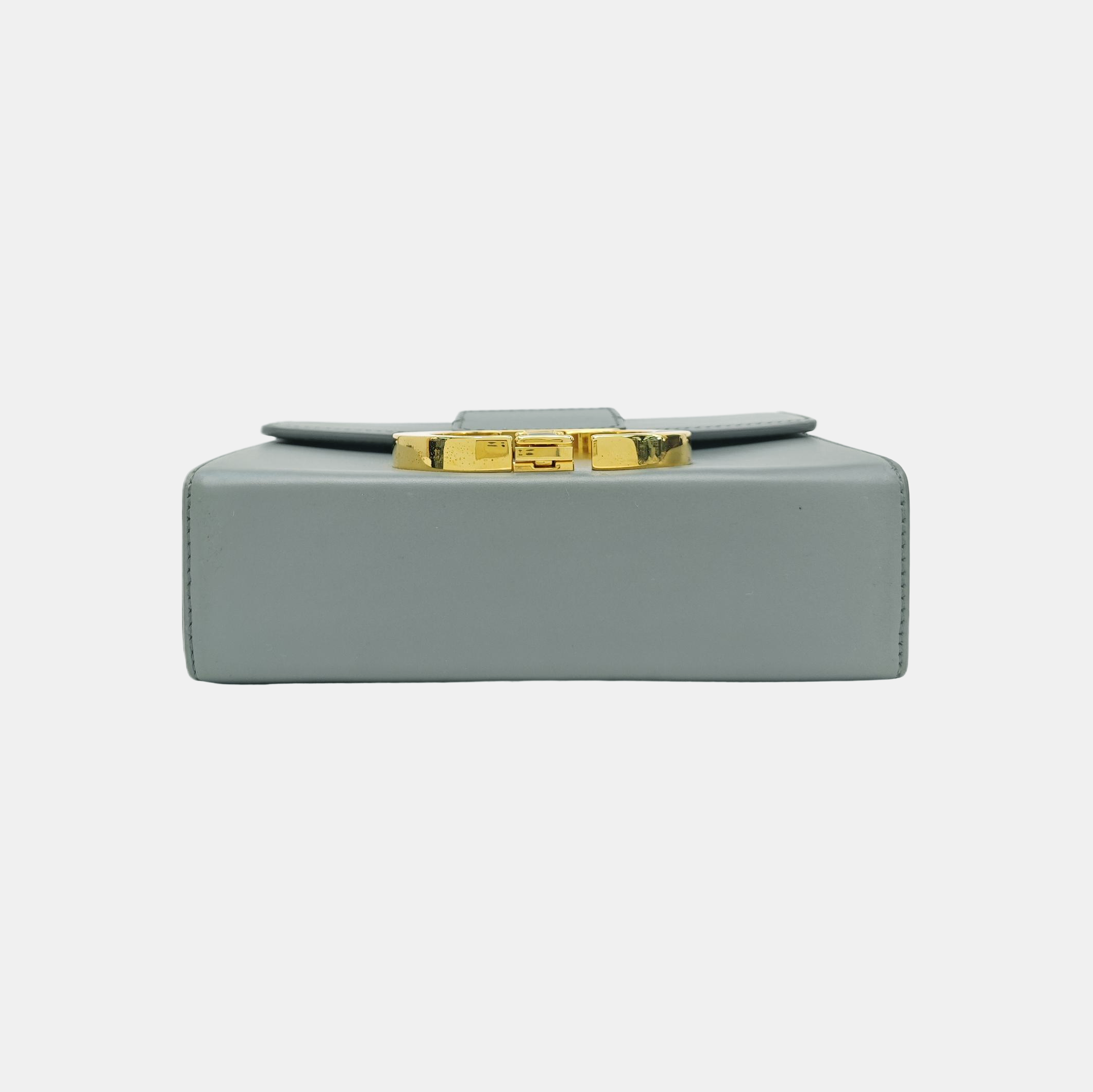 30 Montaigne Mini Oblique Calfskin Blue