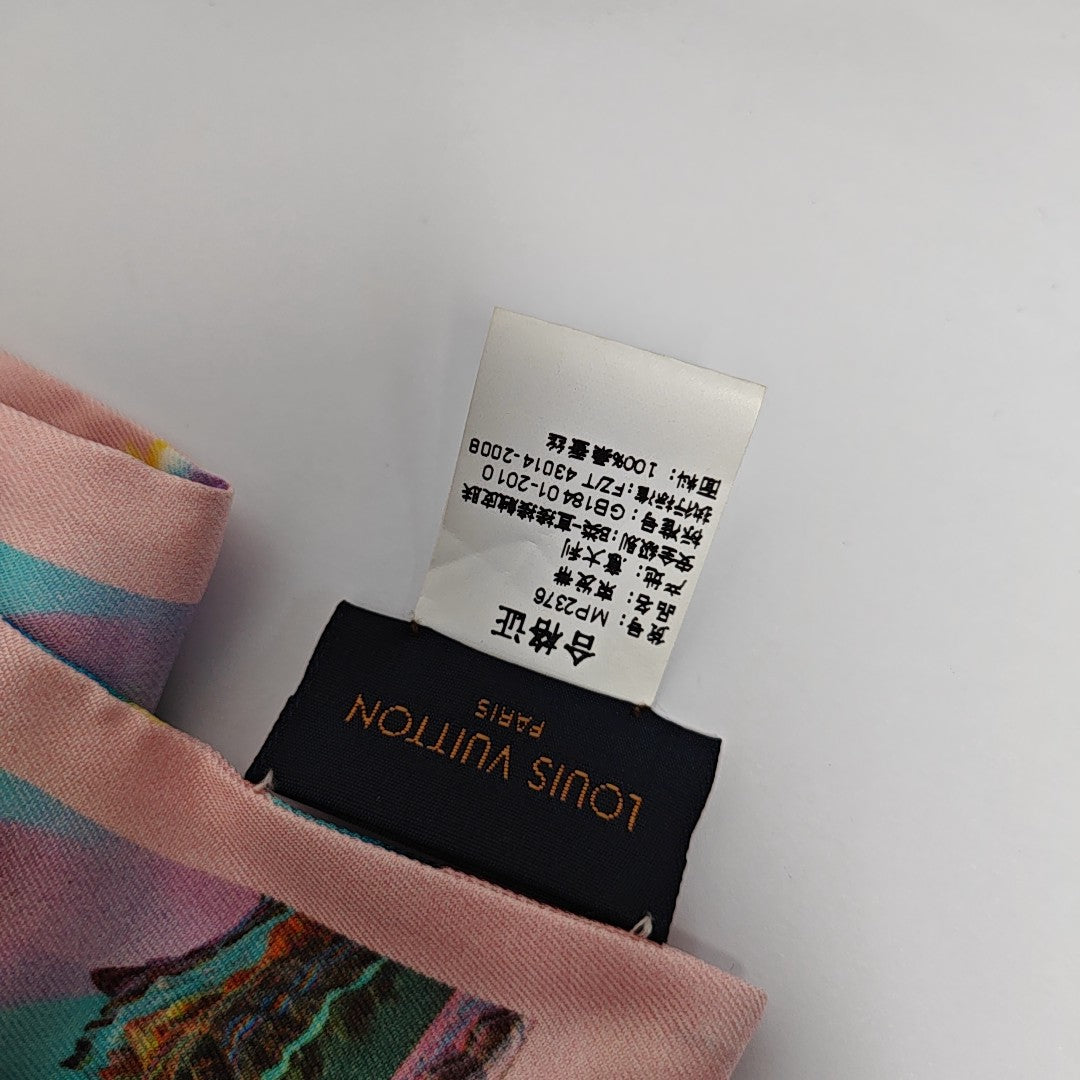 Mulberry Silk Silk Scarf Multicolor