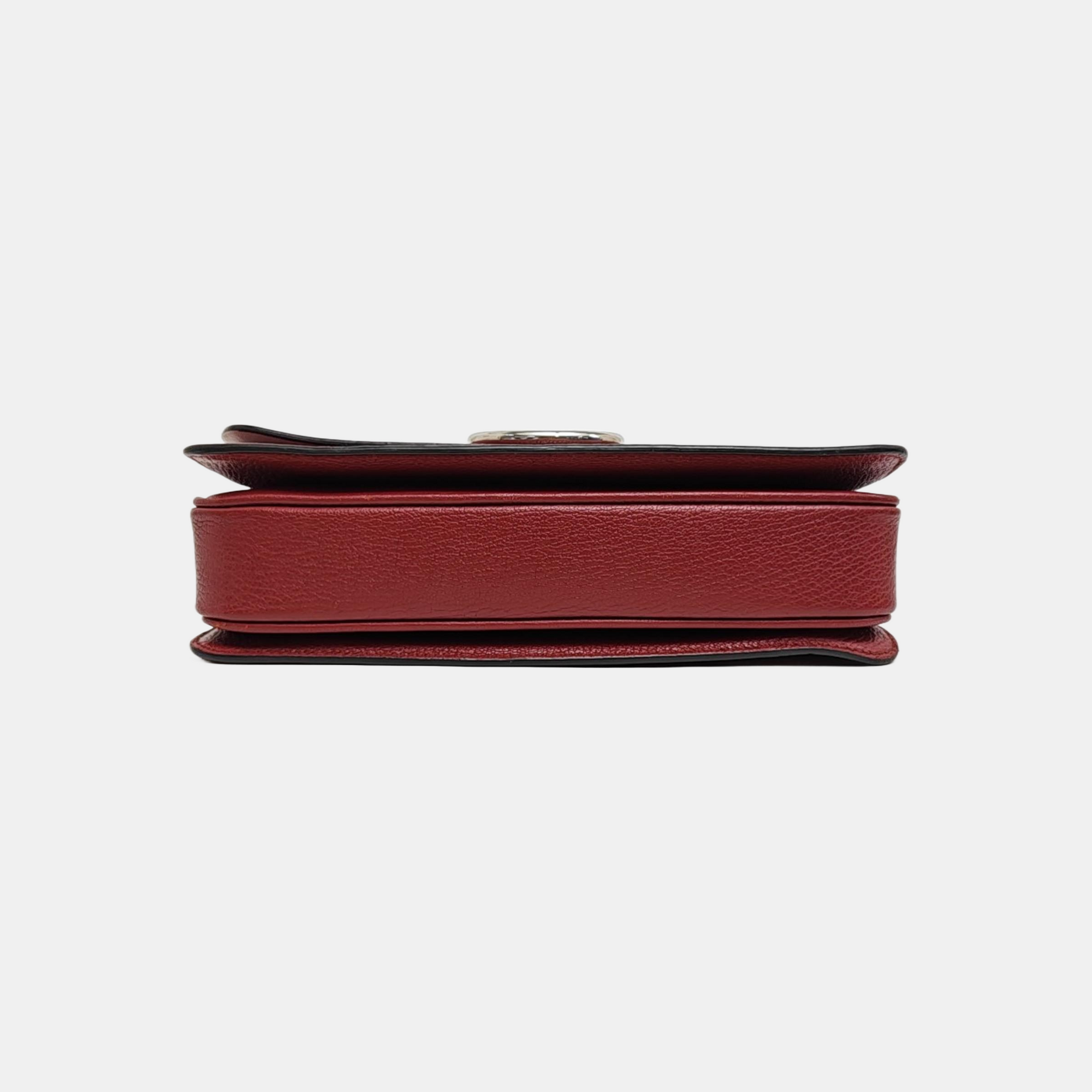 D-Ring Calfskin Red