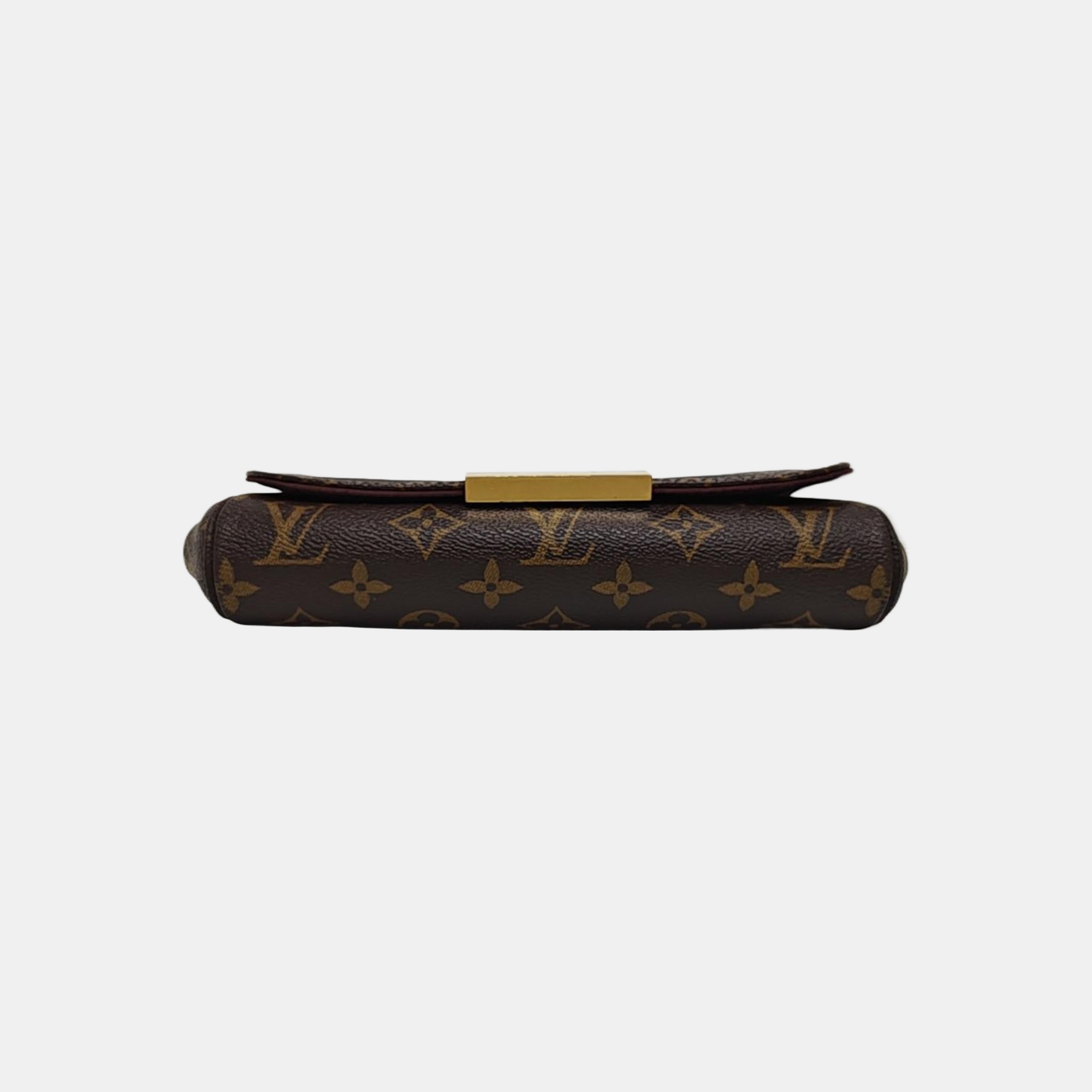 FAVORITE PM Monogram Coated Canvas Brown