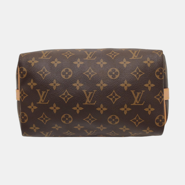 SPEEDY 25 Monogram Coated Canvas Brown