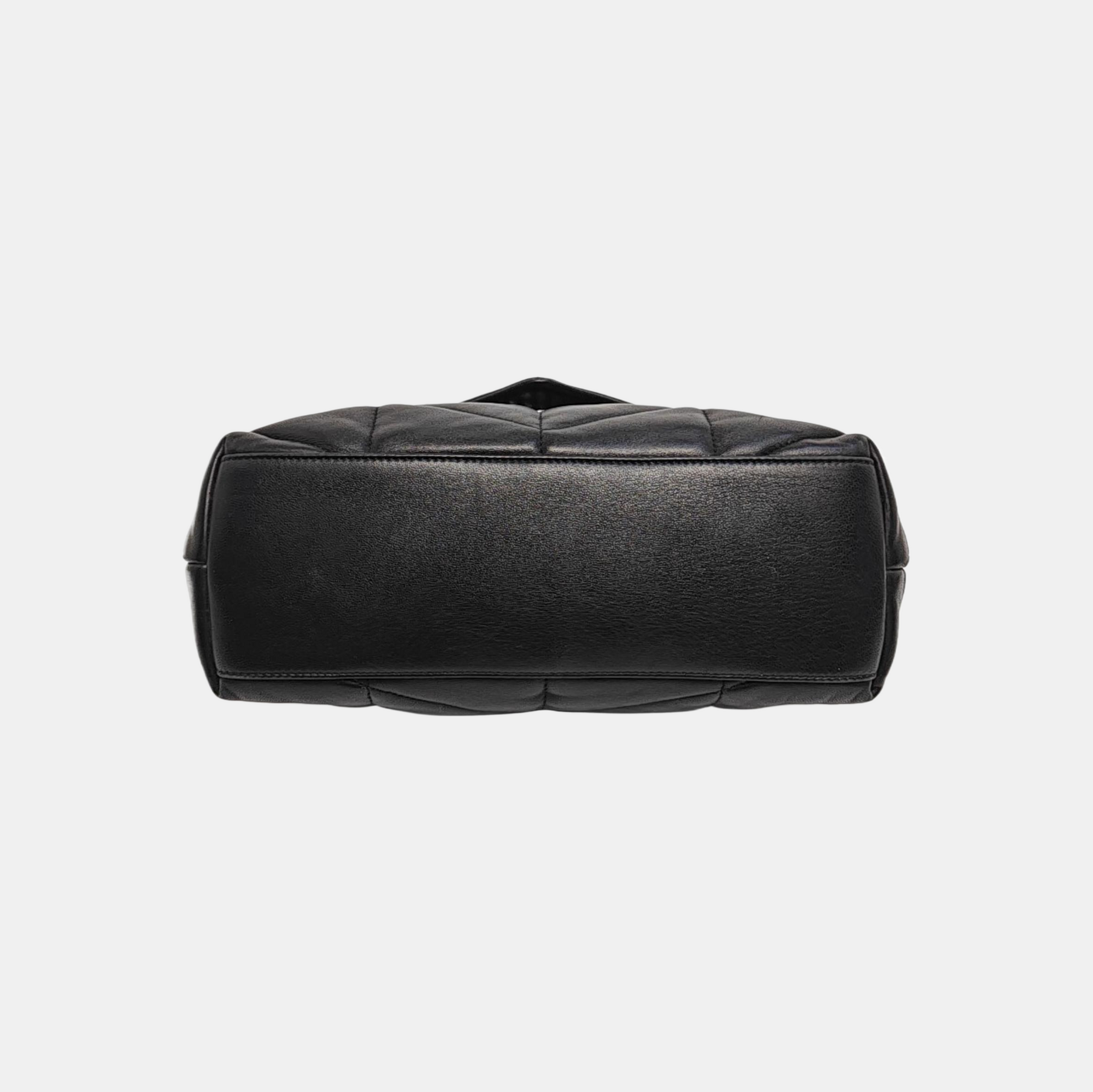 PUFFER Small Quilted Lambskin Black