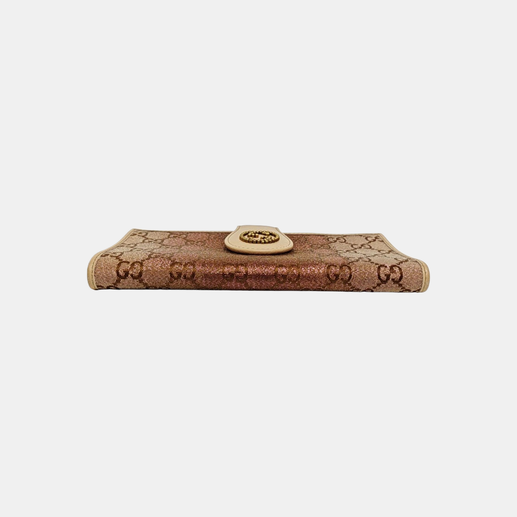 Monogram Canvas Wallet Pink