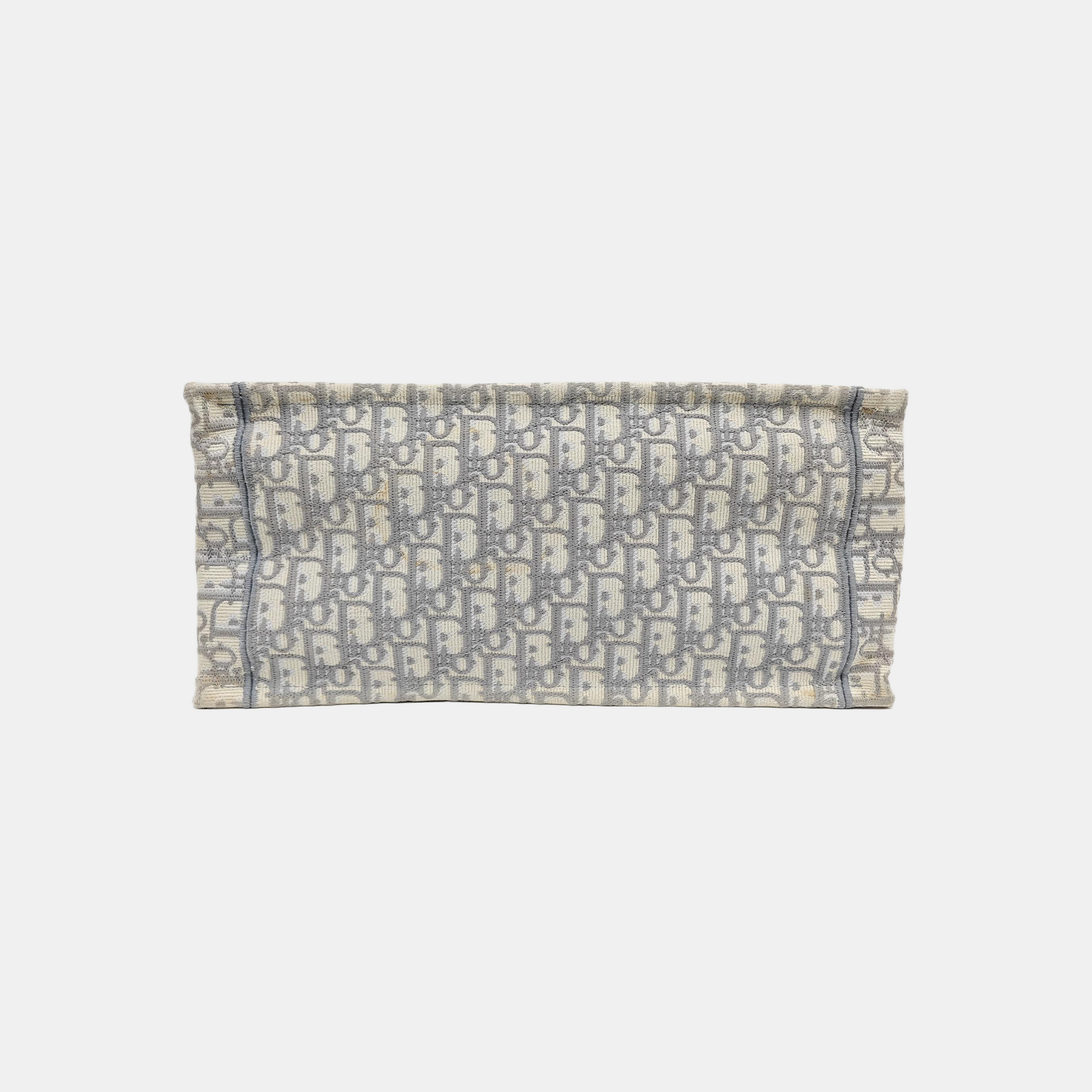 Book Tote Medium Oblique Canvas Gray