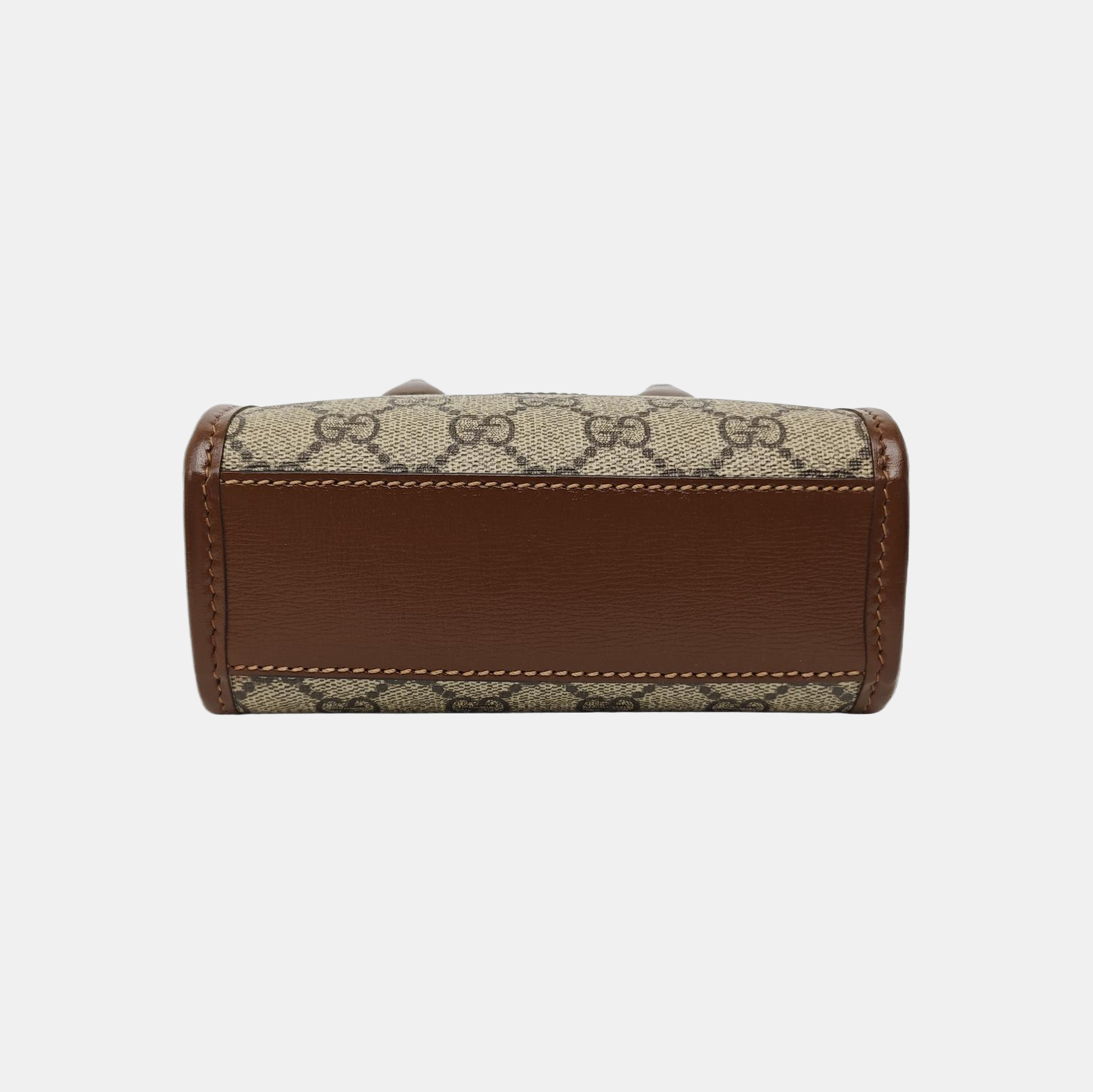 Retro Mini Monogram Coated Canvas Beige