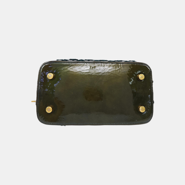 LOCKIT Monogram Patent Leather Green