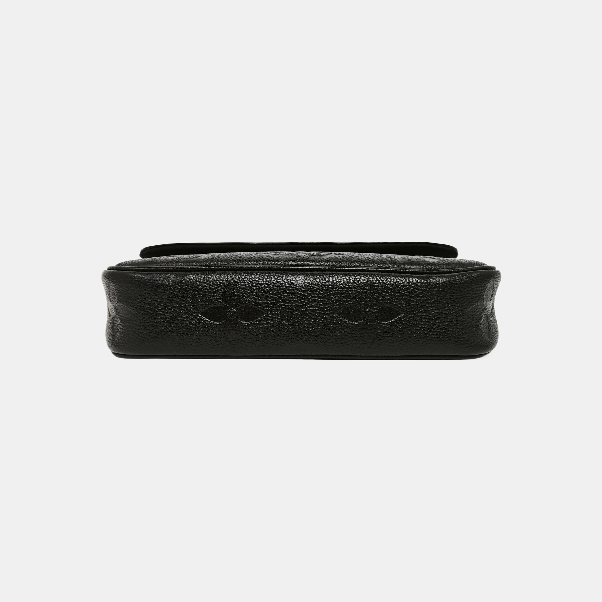 IVY Monogram Calfskin Black