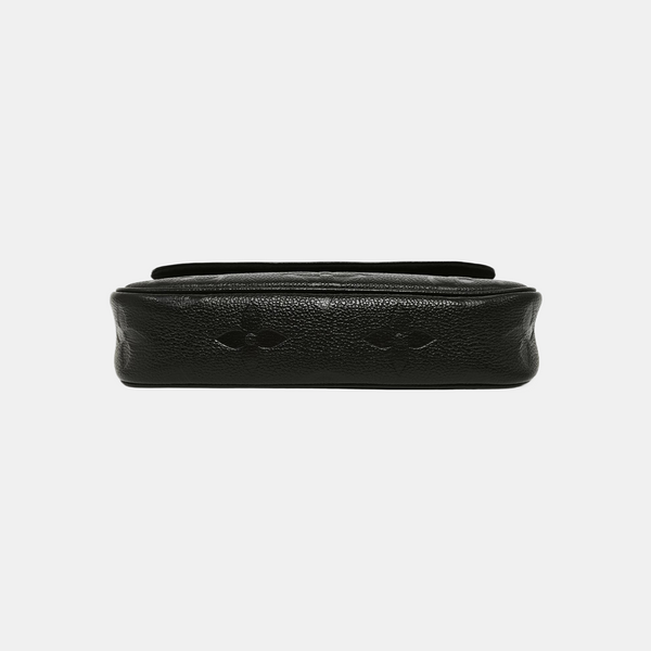 IVY Monogram Calfskin Black
