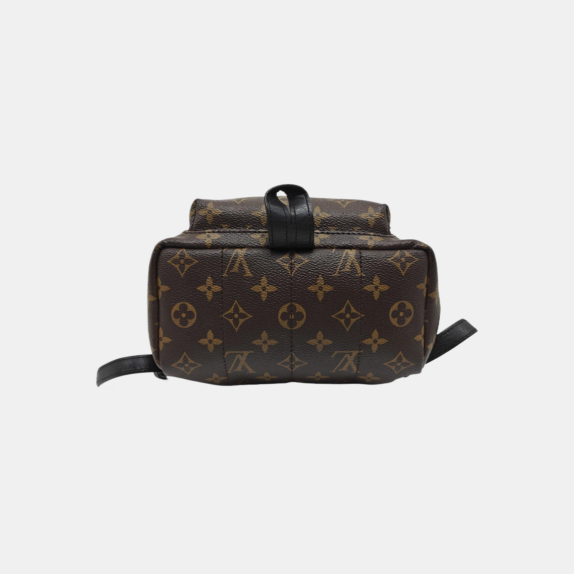 Authenticated pre-owned  PALM SPRINGS PM Monogram Coated Canvas Brown - Backpack at Looply