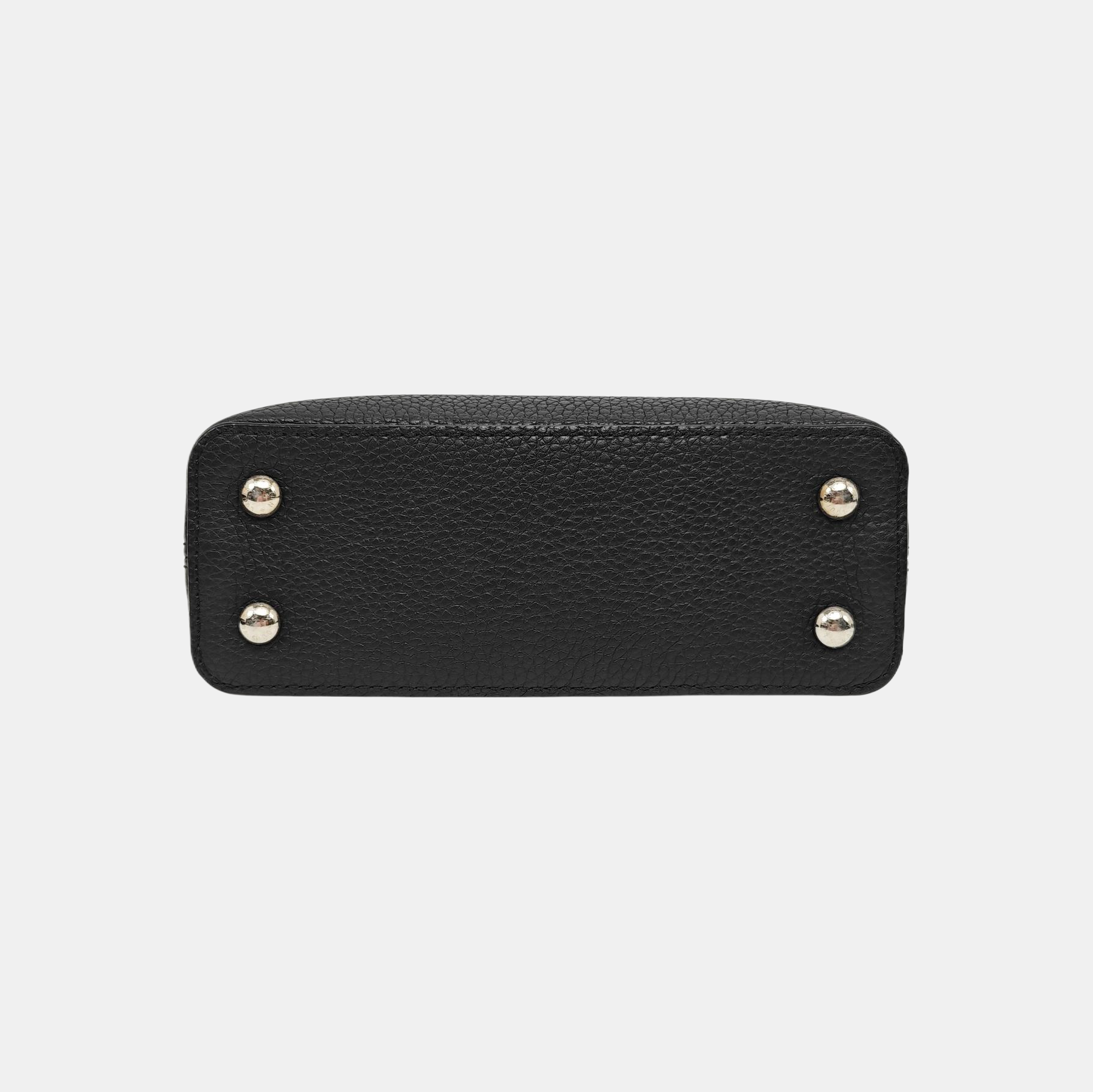 Authenticated pre-owned  CAPUCINES Mini Calfskin Black - Shoulder Bag at Looply