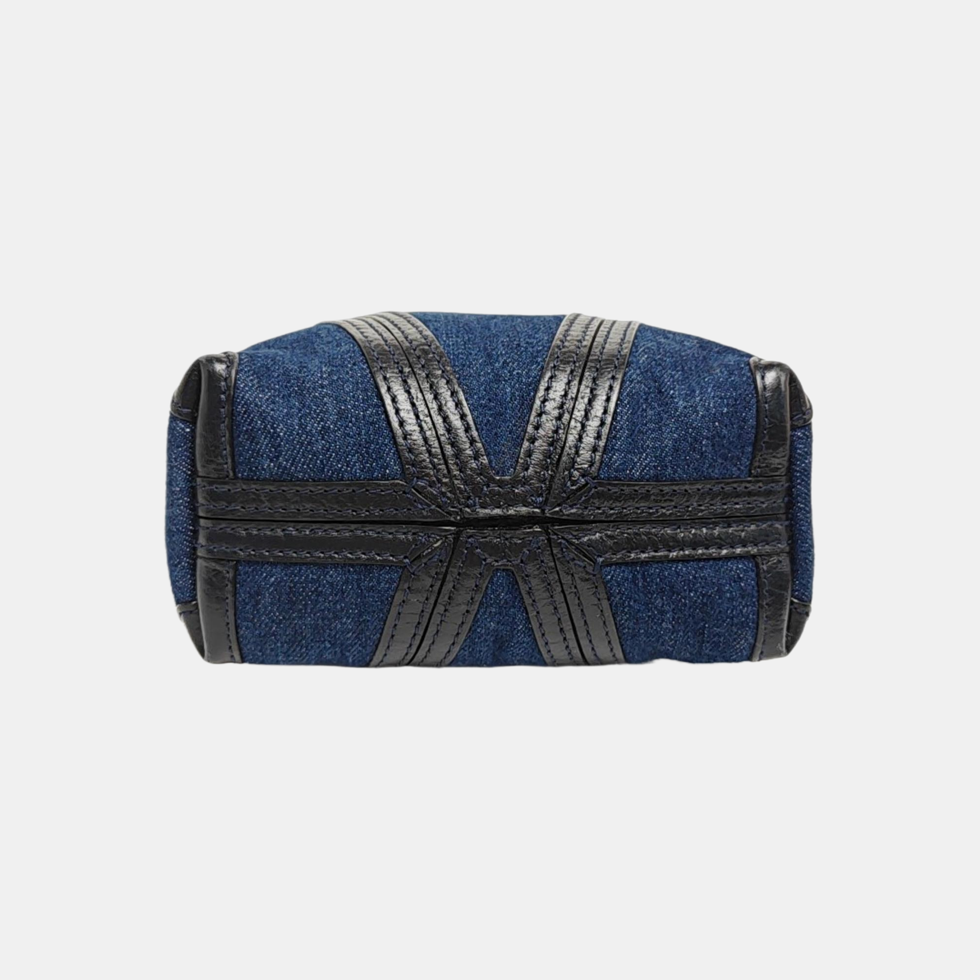 Canvas Shoulder Bag Small Blue