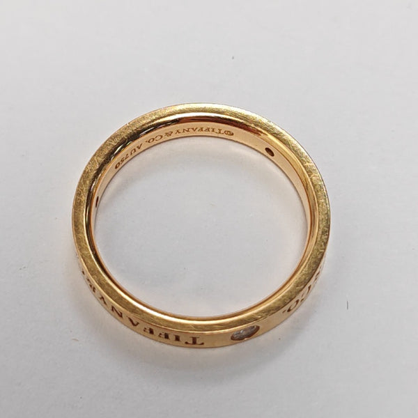 Tiffany & Co. 18k Rose Gold Ring EU 51