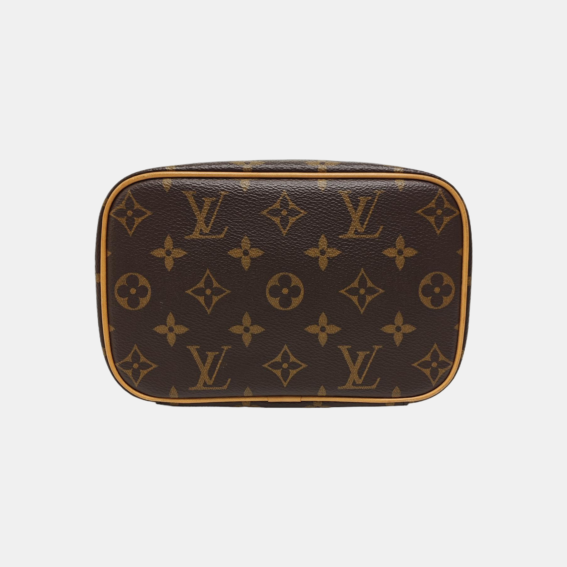 NICE Mini Monogram Coated Canvas Brown