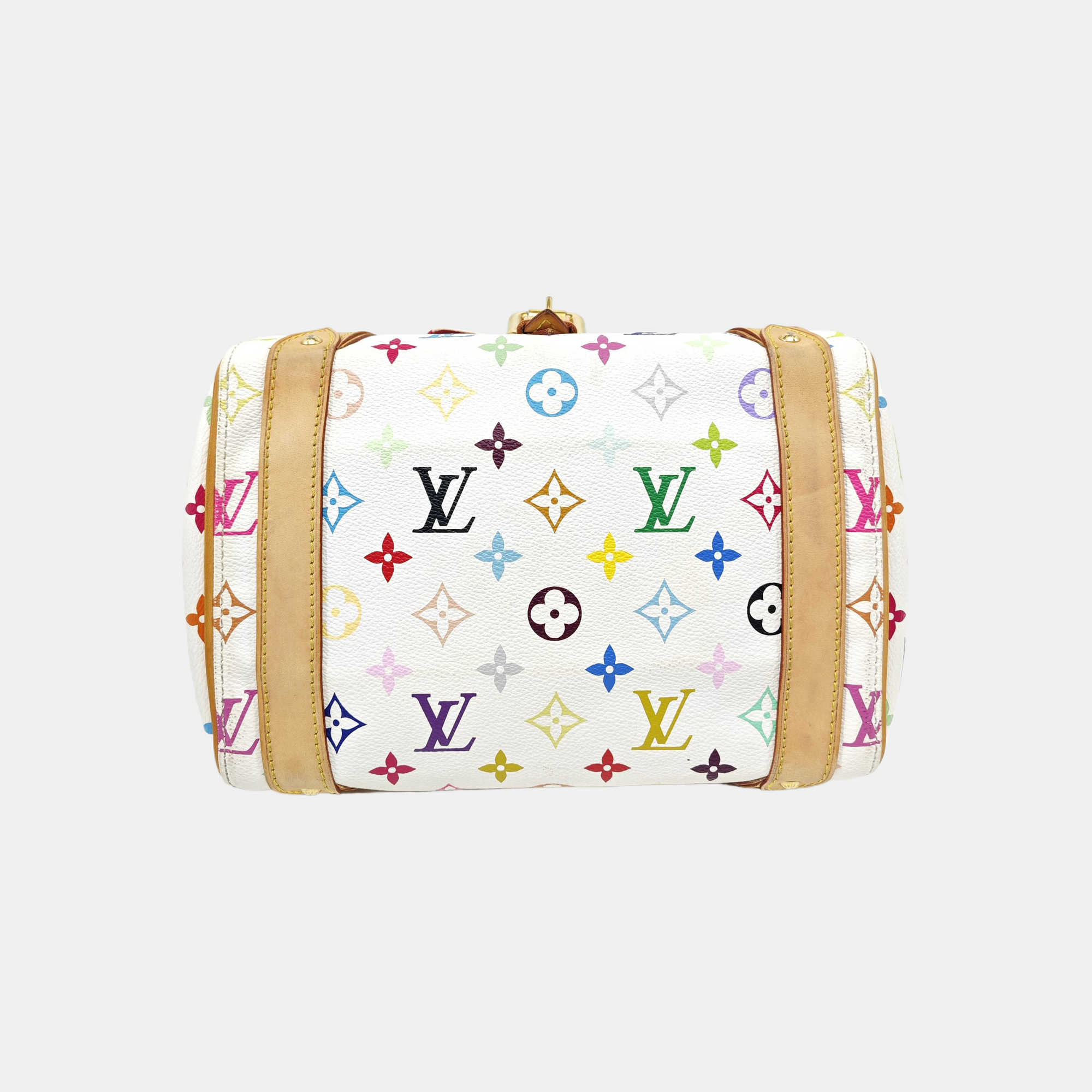 LV × TM PRISCILLA Monogram Coated Canvas White