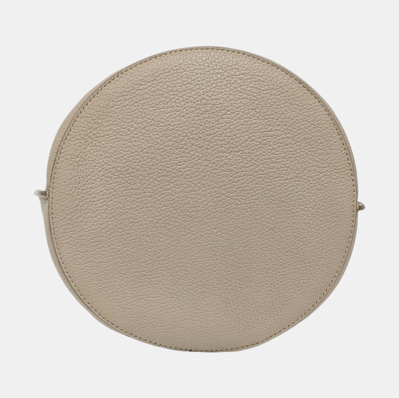 Authenticated pre-owned  BIG BAG Calfskin Beige - Bucket Bag at Looply