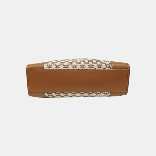 Fabric Tote Bag Brown
