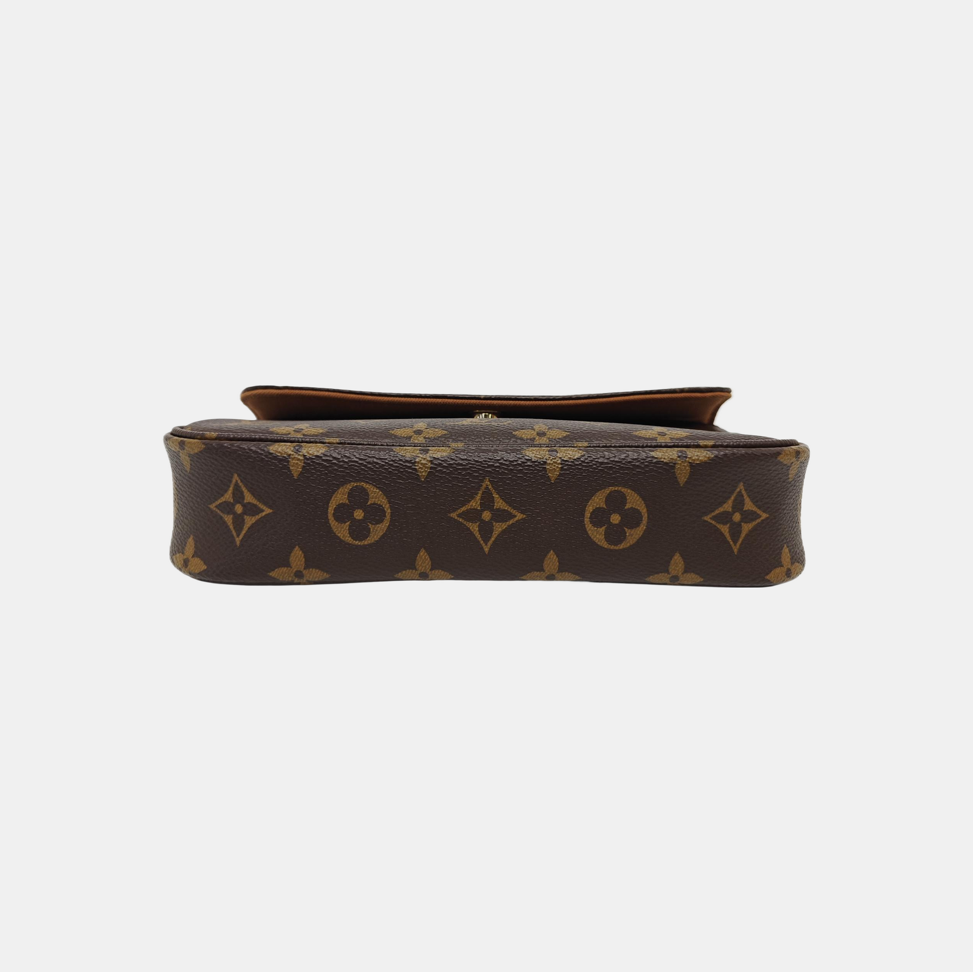 IVY Monogram Coated Canvas Brown