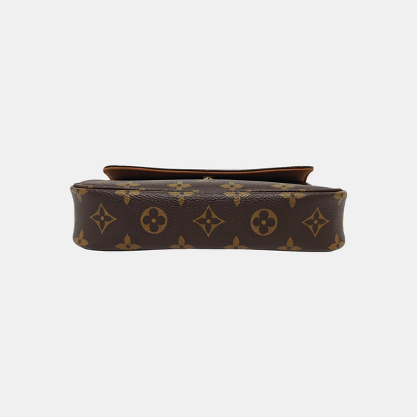 IVY Monogram Coated Canvas Brown