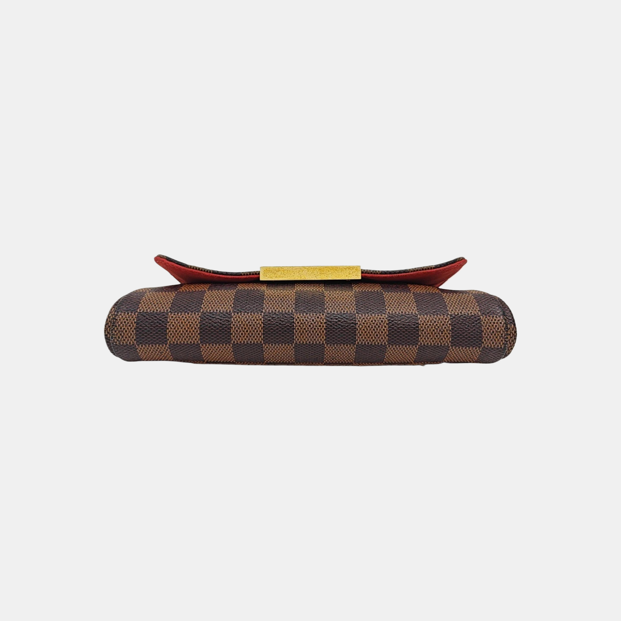 FAVORITE PM Damier Ebene Coated Canvas Brown