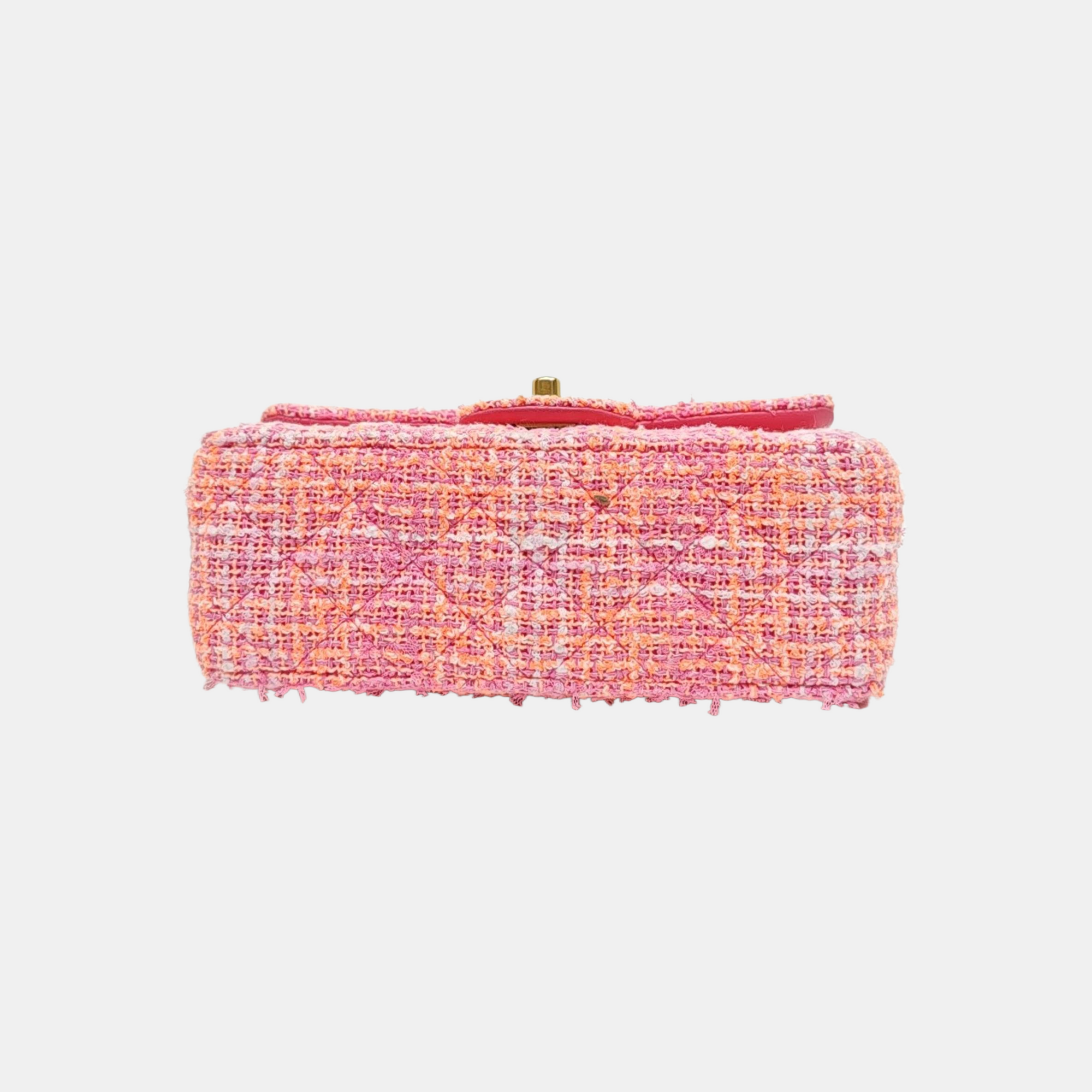 CLASSIC FLAP Mini Quilted Wool Red