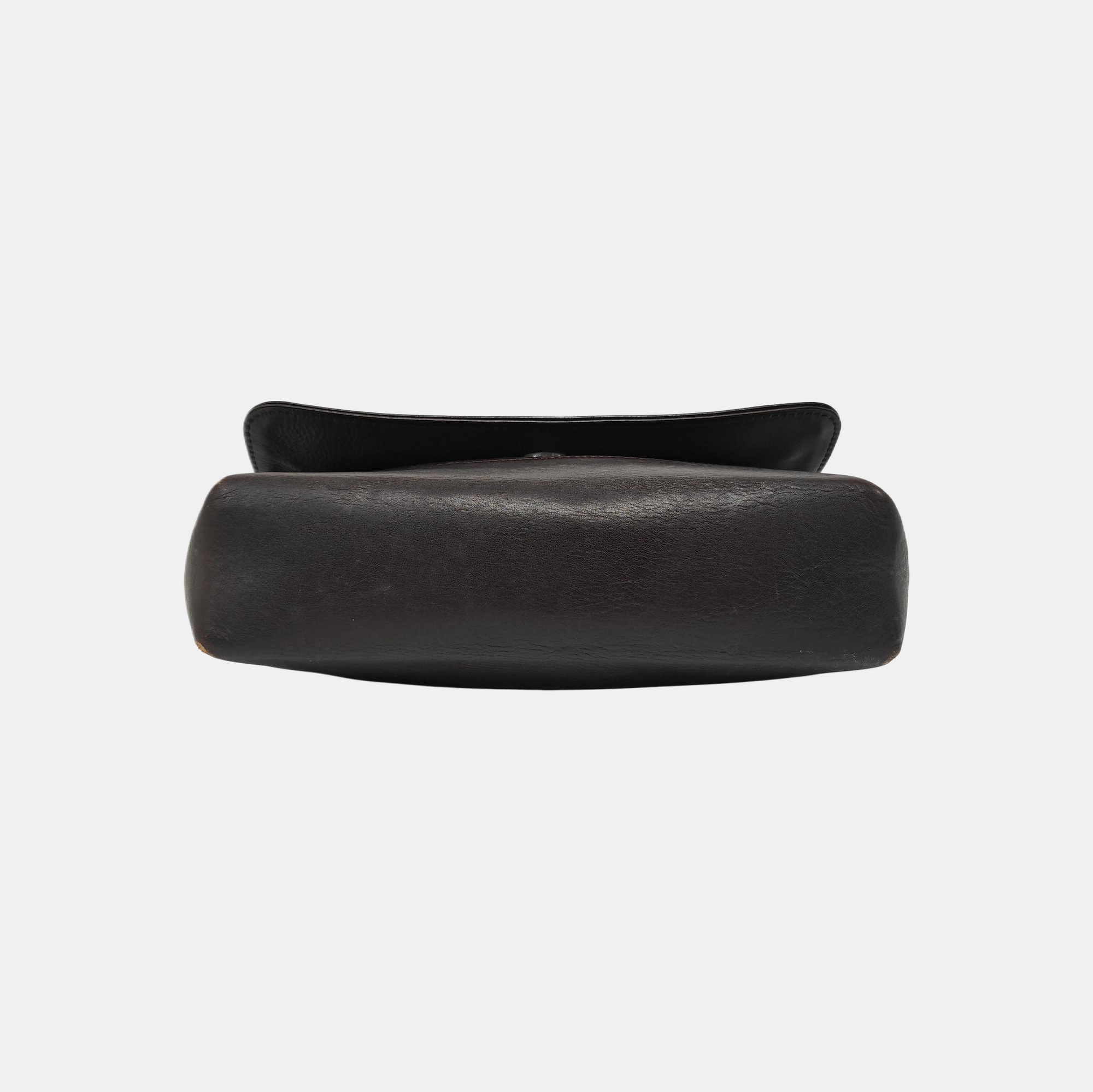 Calfskin Shoulder Bag Brown