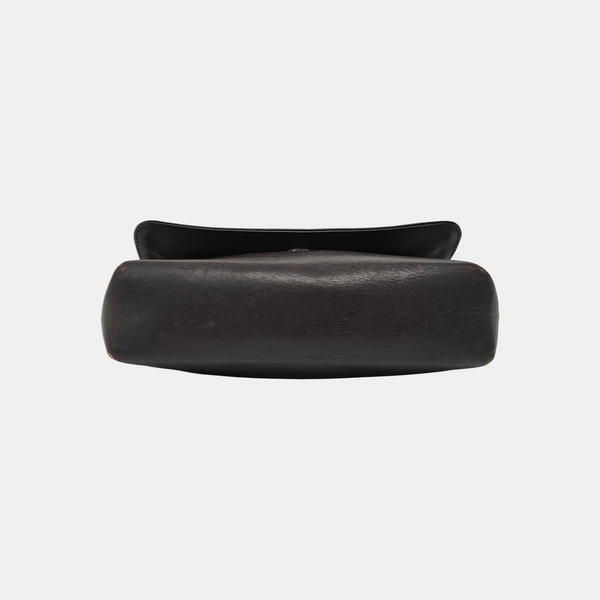 Calfskin Shoulder Bag Brown