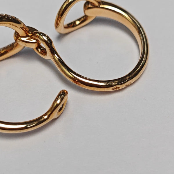 Filet D'or 18k Rose Gold Ring EU 54