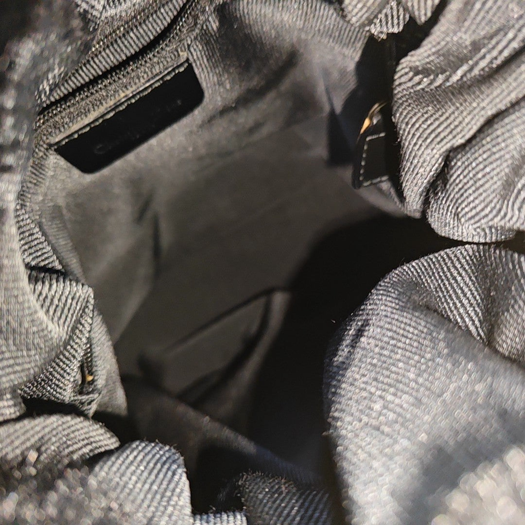 Quilted Canvas Black