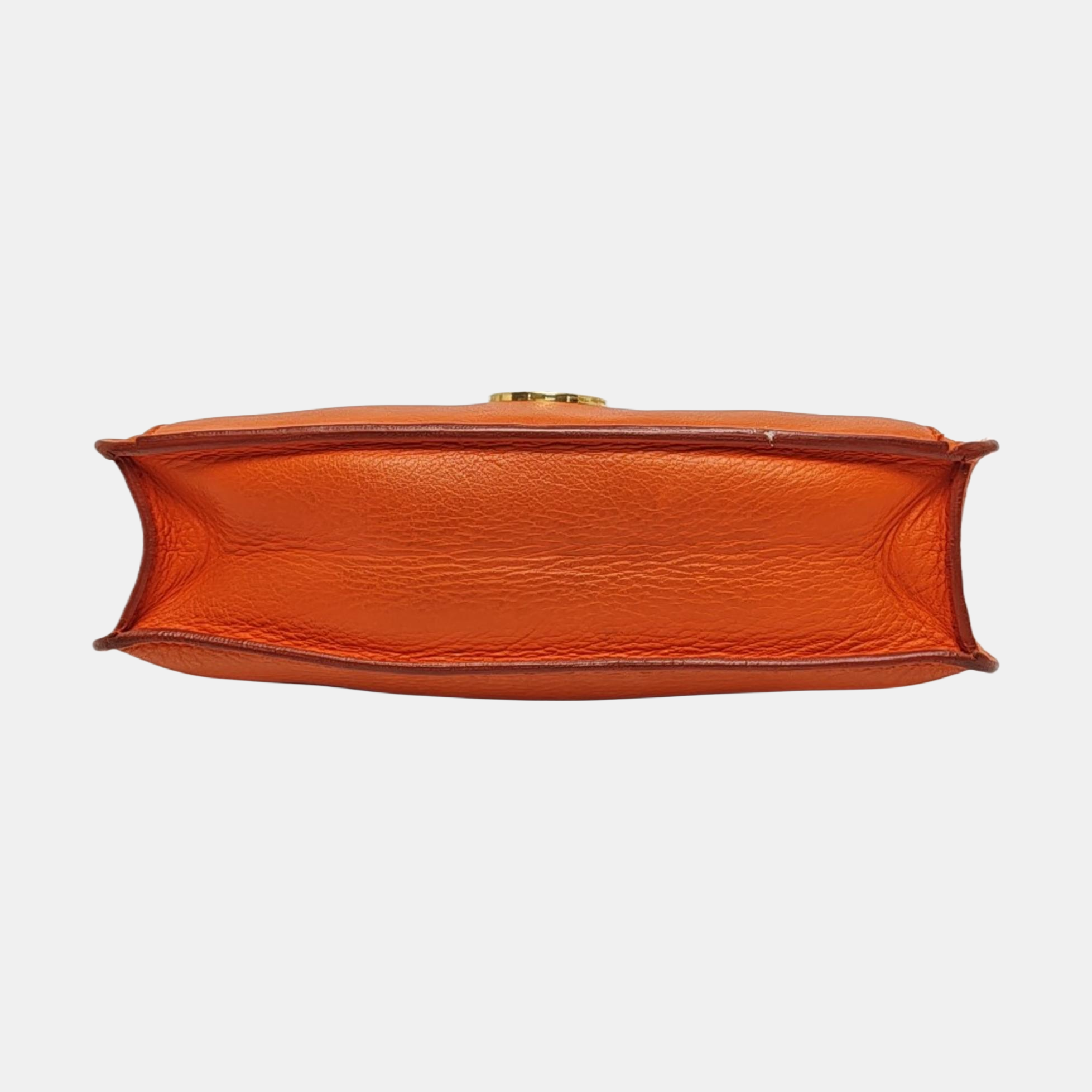 Calfskin Crossbody Bag Orange