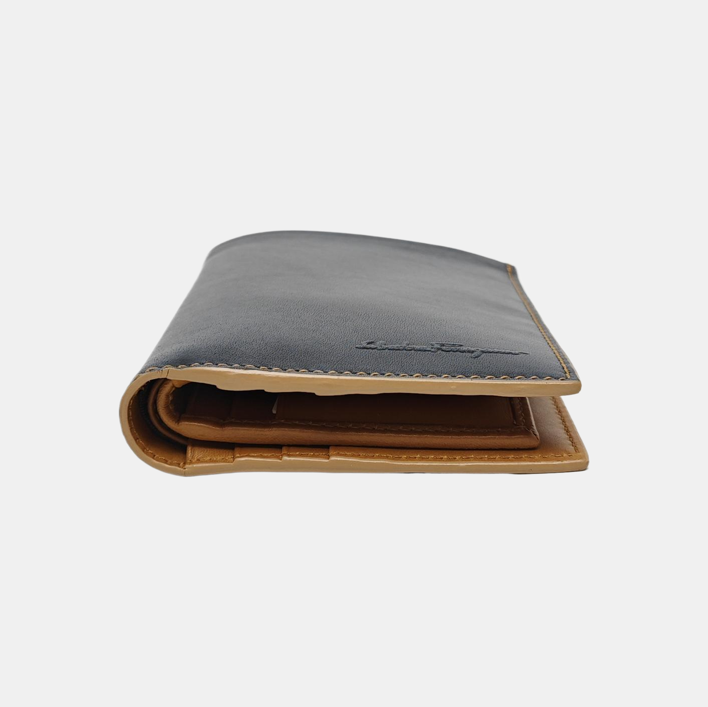 Calfskin Wallet Blue
