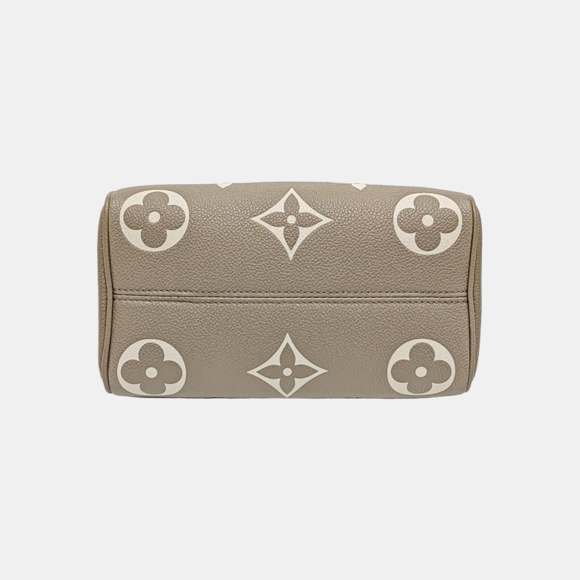 SPEEDY 20 Monogram Calfskin Gray