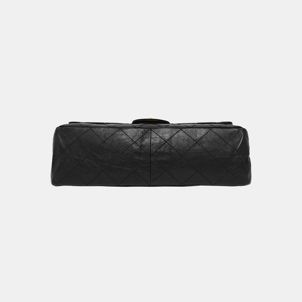 2.55 Maxi Quilted Calfskin Black