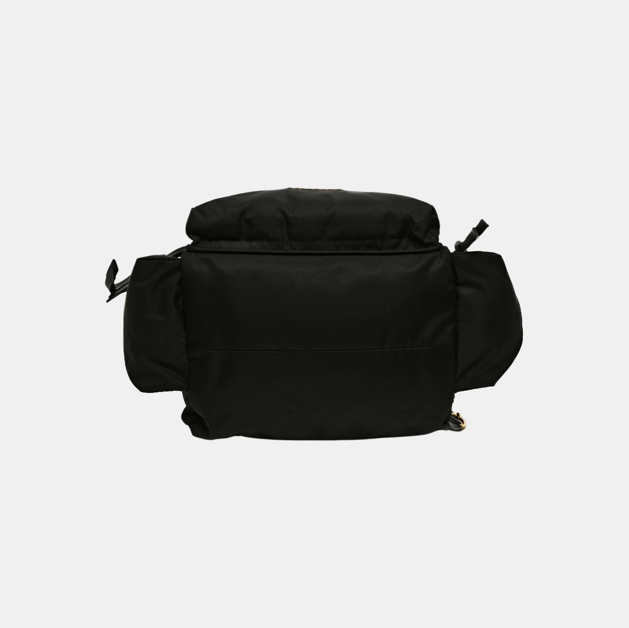 The Rucksack Medium Nylon Black