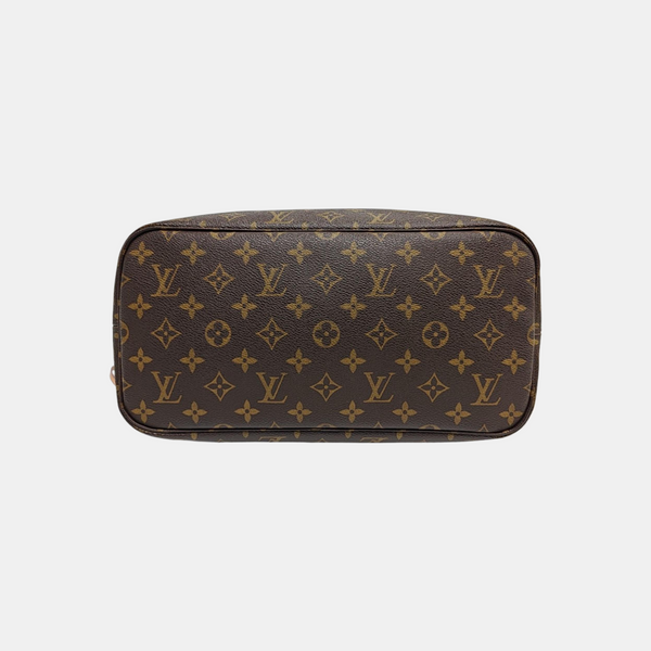 NEVERFULL MM Lona Monogram Revestida Marrón