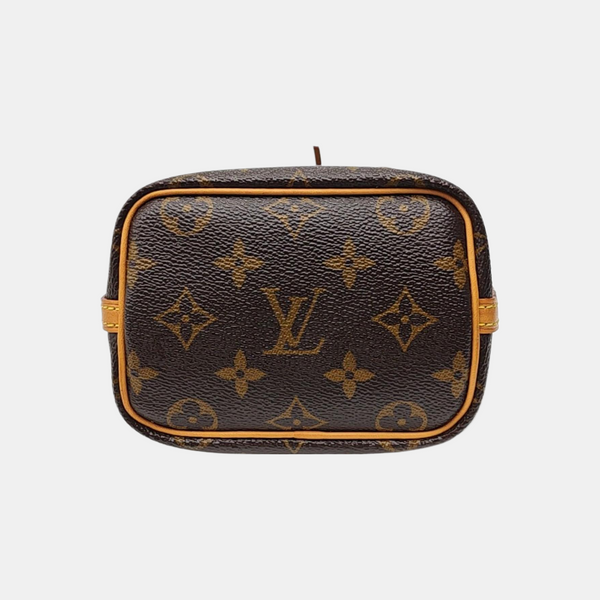 NÉONOÉ Nano Monogram Coated Canvas Brown
