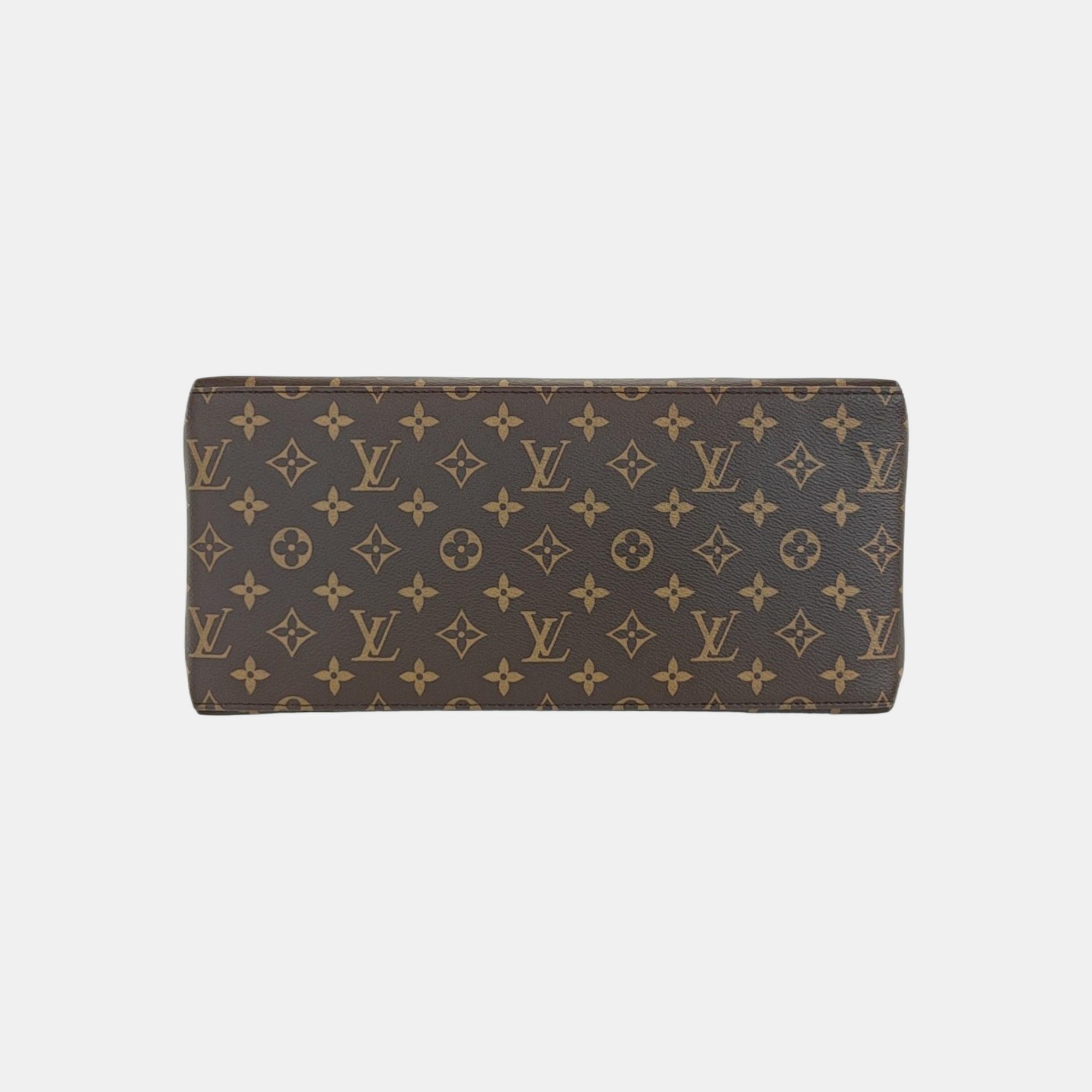 PALAIS GM Monogram Coated Canvas Brown