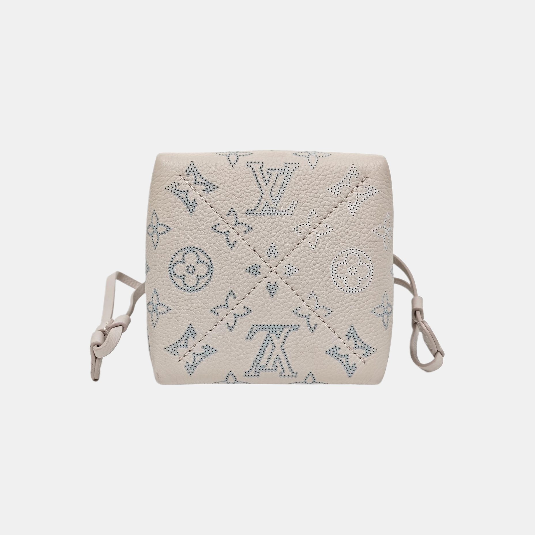 BELLA Monogram Calfskin Gray